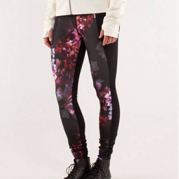 Wunder Under Floral Color Block leggings (hemmed) - Picture 1 of 5